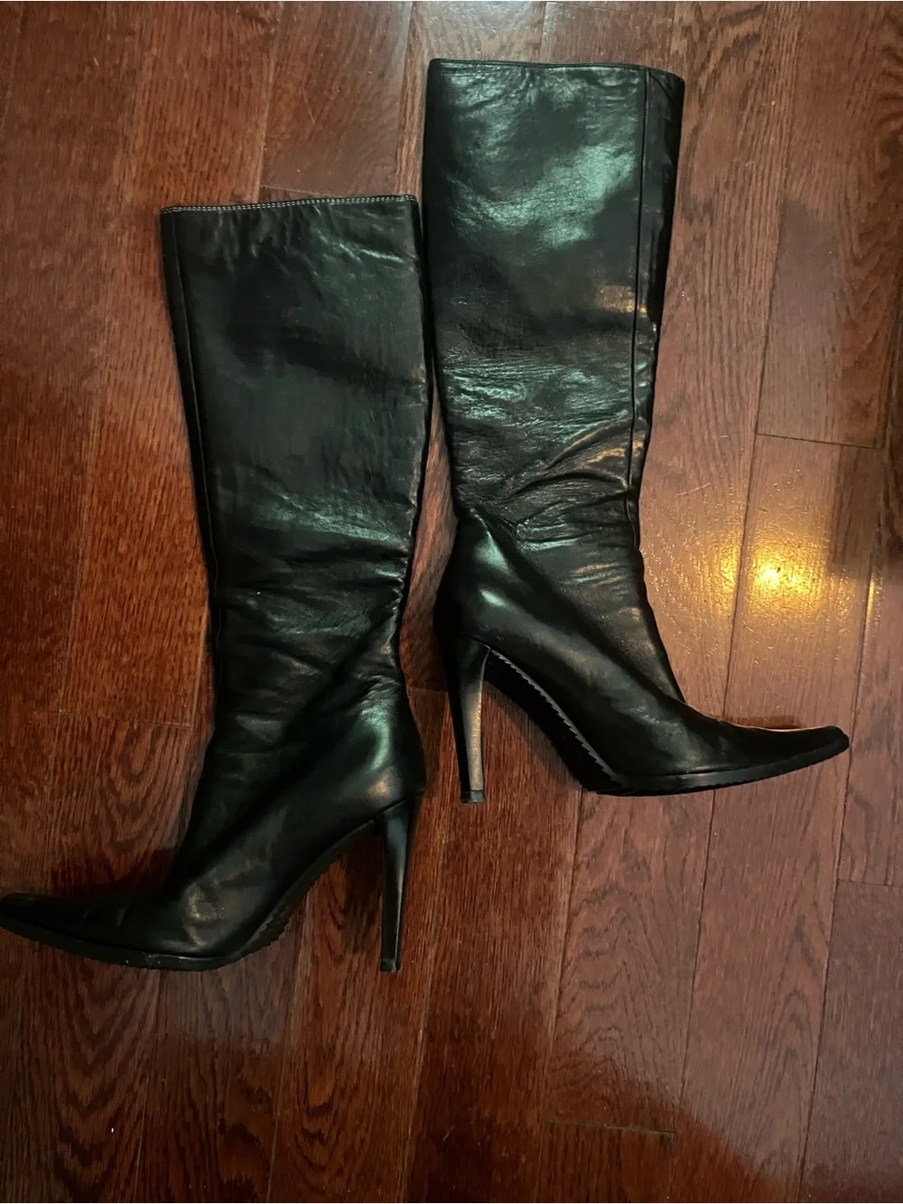 Giuseppe Zanotti Women's Black High-Heel Knee Boots
